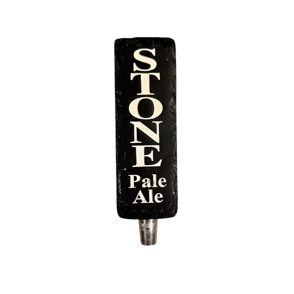 Stone‎ Brewing Tap Handle Unisex OS Black Good Pale Ale Textured Resin Bar Decor